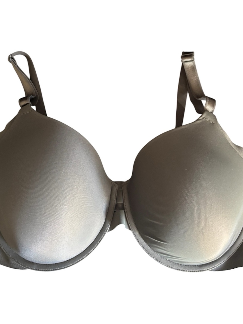 40D Warner’s Smooth Molded Light Gray Underwire T-Shirt Bra
